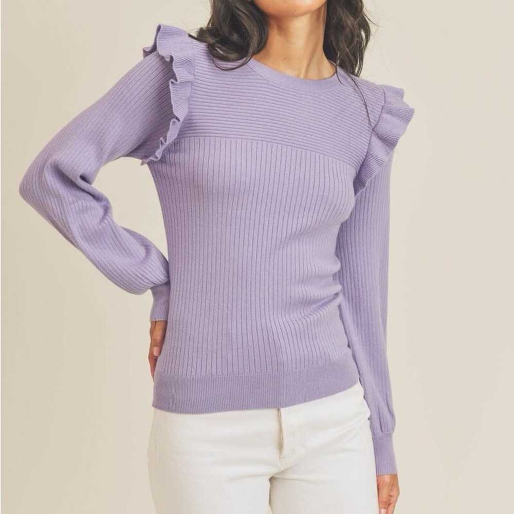 Scout Los Angeles Lavender Knit Top